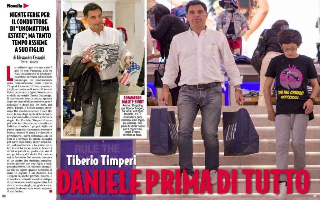 Tiberio Timperi figlio Daniele, lo avete mai visto? Ecco chi è